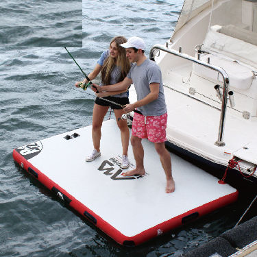 Schwimmende Plattform - Island - aquamarina - Multifunktion / für Boot