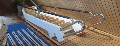 Treppe für Yacht / für Heckplattform - Big Carbon Swimming Stairs - X-Quip