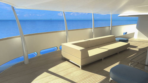 Markiseständer für Yacht - curved - X-Quip - Carbon