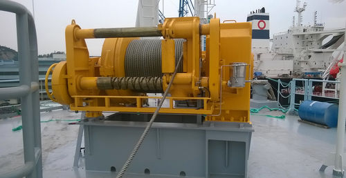 Winde für Schiffe - Hauling  - DMT MARINE EQUIPMENT SA - Schlepp / Hydraulikmotor / Einzeltrommel