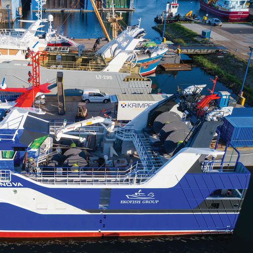 Winde für Fischereischiffe - DMT - DMT MARINE EQUIPMENT SA - Netz / Hydraulikmotor / Einzeltrommel