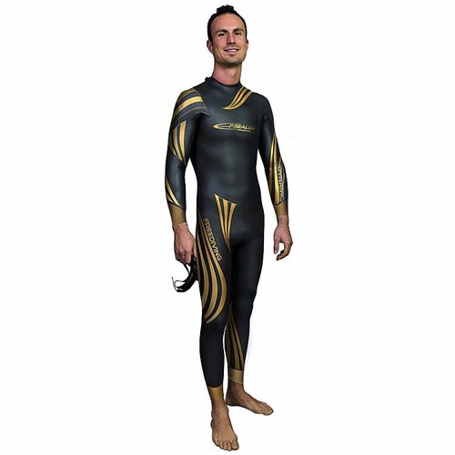 Nassanzug für Apnoe-Taucher - Dynamic  - EPSEALON - Langarm / einteilig / 2 mm