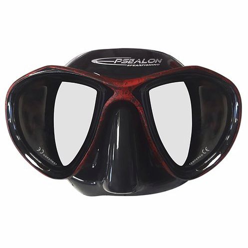 Doppelglas-Tauchmaske - E-Visio 2 Red Fusion - EPSEALON