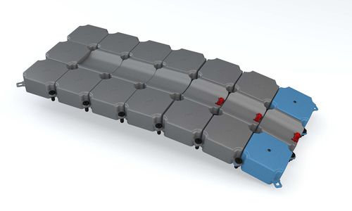 Schwimmponton - Jet Slider 350 - BulDock Ltd. - modular / zur Trockenlagerung von Jet-Skis / für Yachthafen