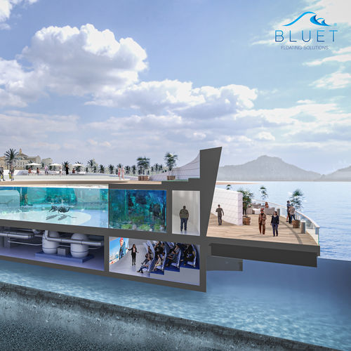 Schwimmstruktur - BLUET FLOATING SOLUTIONS
