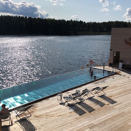 Schwimmbecken mit Auftrieb - Stainless Steel - BLUET FLOATING SOLUTIONS