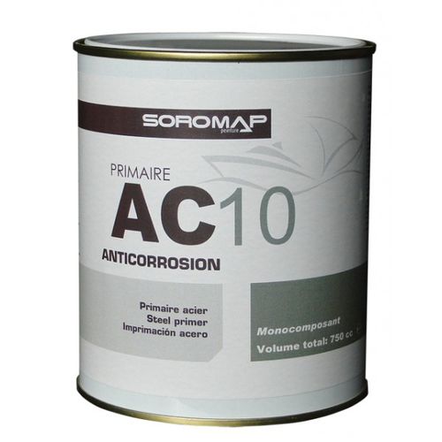 Grundierung für Boote - AC10 - GROUPE SOROMAP - Stahl / Einkomponenten / mit Rostschutz