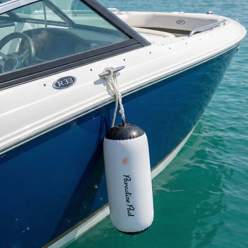 Bootfender - MYinVision, Wassersport und Freizeit Inh. Lyndsey Hieber - für Yachthafen / für anlegen / grau