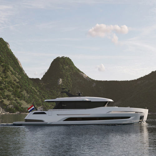 Motoryacht für Kreuzfahrten - X-TREME 65 - Trimm Design BV - mit Steuerhaus