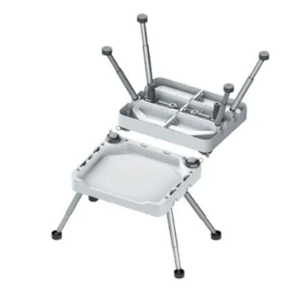 Tisch für Schlauchboot - Tm450-1 - BORIKA - abnehmbar / Glasfaser / Aluminium