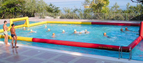 Volleyballfeld-Wasserspielgerät - Vector Inflatables - für Wassersportzentrum / aufblasbar