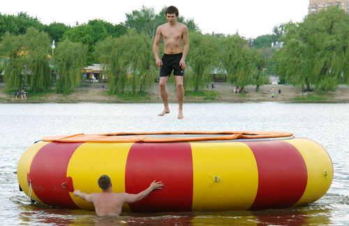 Trampolin-Wasserspielgerät - Vector Inflatables - für Wassersportzentrum / aufblasbar