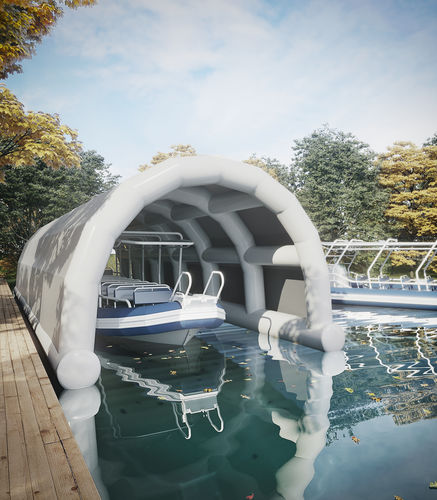 Wartungsgarage für Boote - Technical boat shelter 4.7*13.5 - Vector Inflatables - für Reparaturen / aufblasbar