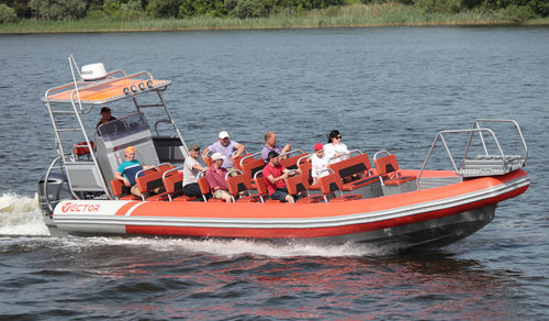 Außenborder-Schlauchboot - RIB 1100 - Vector Inflatables - zweimotorig / RIB / mit Mittelkonsole