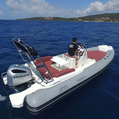 Außenborder-Schlauchboot - FALCHETTU 700 - Fanale Marine - halbstarr / mit Mittelkonsole / Open