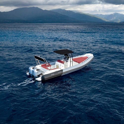 Außenborder-Schlauchboot - ALTORE E SOLE 900 - Fanale Marine - zweimotorig / halbstarr / Open