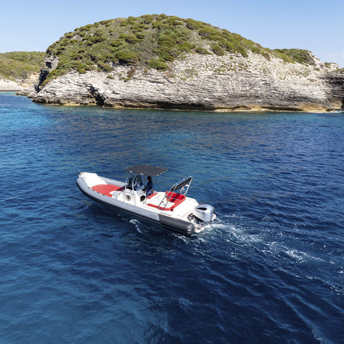 Außenborder-Schlauchboot - ALTAGNA 800 - Fanale Marine - halbstarr / Open / mit Mittelkonsole