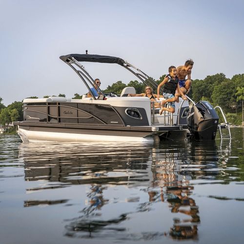 Außenborder-Pontonboot - CORSA Q - Barletta Boat Company - tri-tube / Open / mit Seitenkonsole