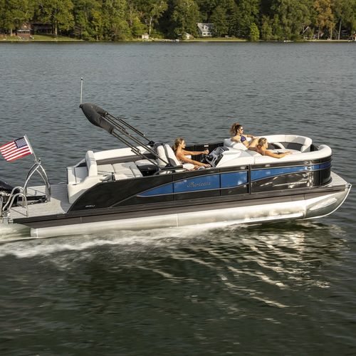 Außenborder-Pontonboot - CORSA Q - Barletta Boat Company - tri-tube / Open / mit Seitenkonsole