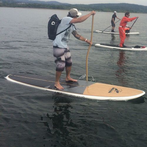 Allround-SUP - 11'6 - Indiana Paddle & Surf - Epoxid / Holz / Schaumstoff