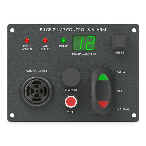 Bedienfeld für Boot - BG-CP - Blue Guard Innovations - für Pumpen / mit Alarm