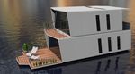 Katamaran-Hausboot