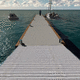 Schwimmponton / Anker / für Yachthafen / für Boot