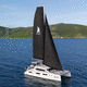 Katamaran-Segelyacht / für Kreuzfahrten / Charter / 6 Kabinen