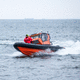 Patrouillenboot Berufsschiff / Such- und Rettungsboot / Außenborder / GFK