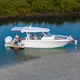 zweimotoriger Express-Cruiser / Open / mit Mittelkonsole / für Angelsport