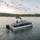 Mehrrümpfer-Pontonboot / Außenborder / Open / mit Mittelkonsole
