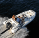 Außenborder-Schlauchboot / halbstarr / Open / mit Seitenkonsole