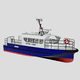 Passagierboot Berufsschiff / Patrouillenboot / Innenborder