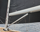 hydraulischer Baumniederholer / starr / für Yacht
