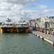 Schwimmponton / Anker / für Hafen / Beton