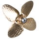 Propeller für Schiff / für Superyachten / mit automatischer Segeleinstellung / Verstell