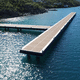 Anlegeponton / für Yachthafen / Aluminium