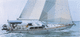 Segelyacht für Kreuzfahrten / mit offenem Heck / Aluminium / mit einziehbarem Kiel