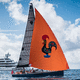Daysailer-Segelboot / Bugspriet / mit Doppelsteuerrad
