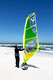 Windsurf-Segel / Wave / Freestyle / 4 Segellatten