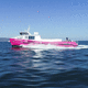 Arbeitsboot Berufsschiff / Innenborder / Diesel / Aluminium