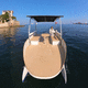 Katamaran-Konsolenboot / Außenborder / Elektro-Solar / mit Seitenkonsole