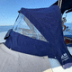Roofdach für Boot / für Ruderhaus / schwarz / blau