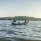 traditionelles Sportruderboot / Skiff