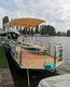 Außenborder-Pontonboot / elektrisch / zweimotorig / Open