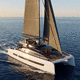 Katamaran-Segelyacht / für Kreuzfahrten / 4 Kabinen / Flybridge