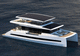 Katamaran-Motoryacht / für Kreuzfahrten / Flybridge / elektrisch