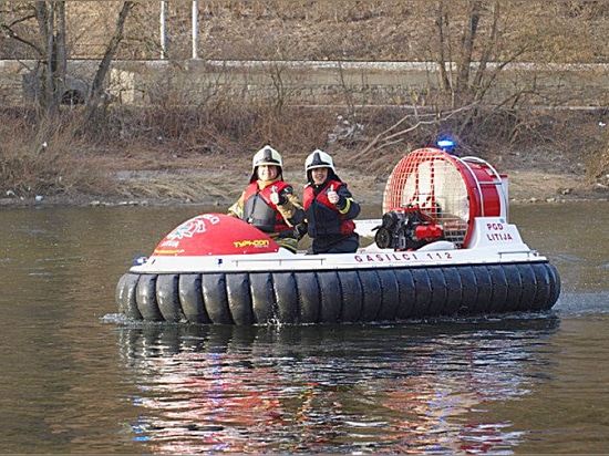 Feuerwehr Luftkissenfahrzeug