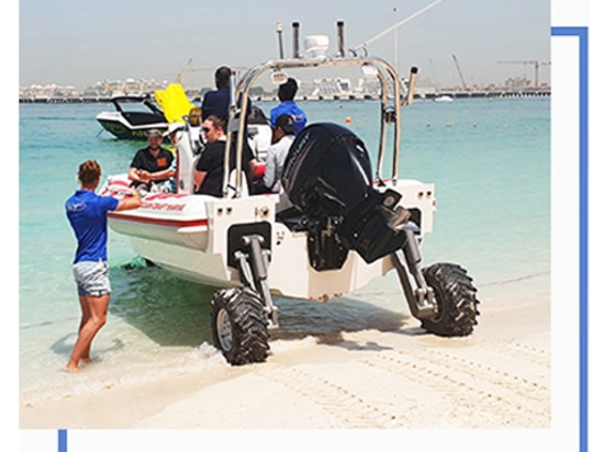 Unser Amphibienboot & Jean-Michel Cousteau