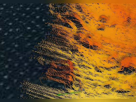 FALLSTUDIE MULTIBEAM ECHOSOUNDER integriert in SB 100 PRO USV für Inspektionen und Bathymetrie